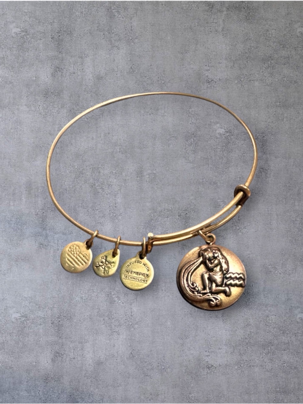 Alex and Ani Aquarius Bangle Bracelet